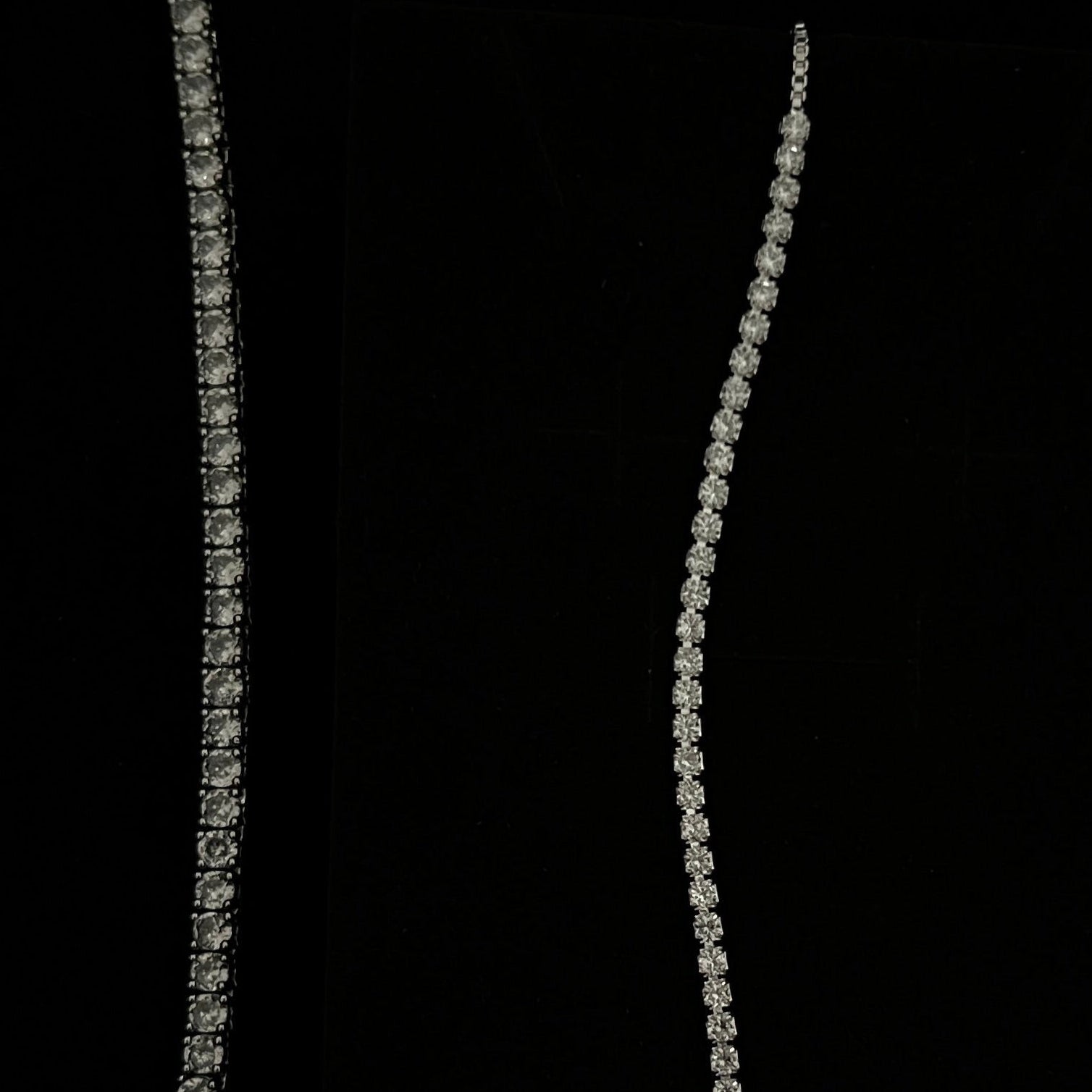 The Females Tennis Bracelet + Necklace Set