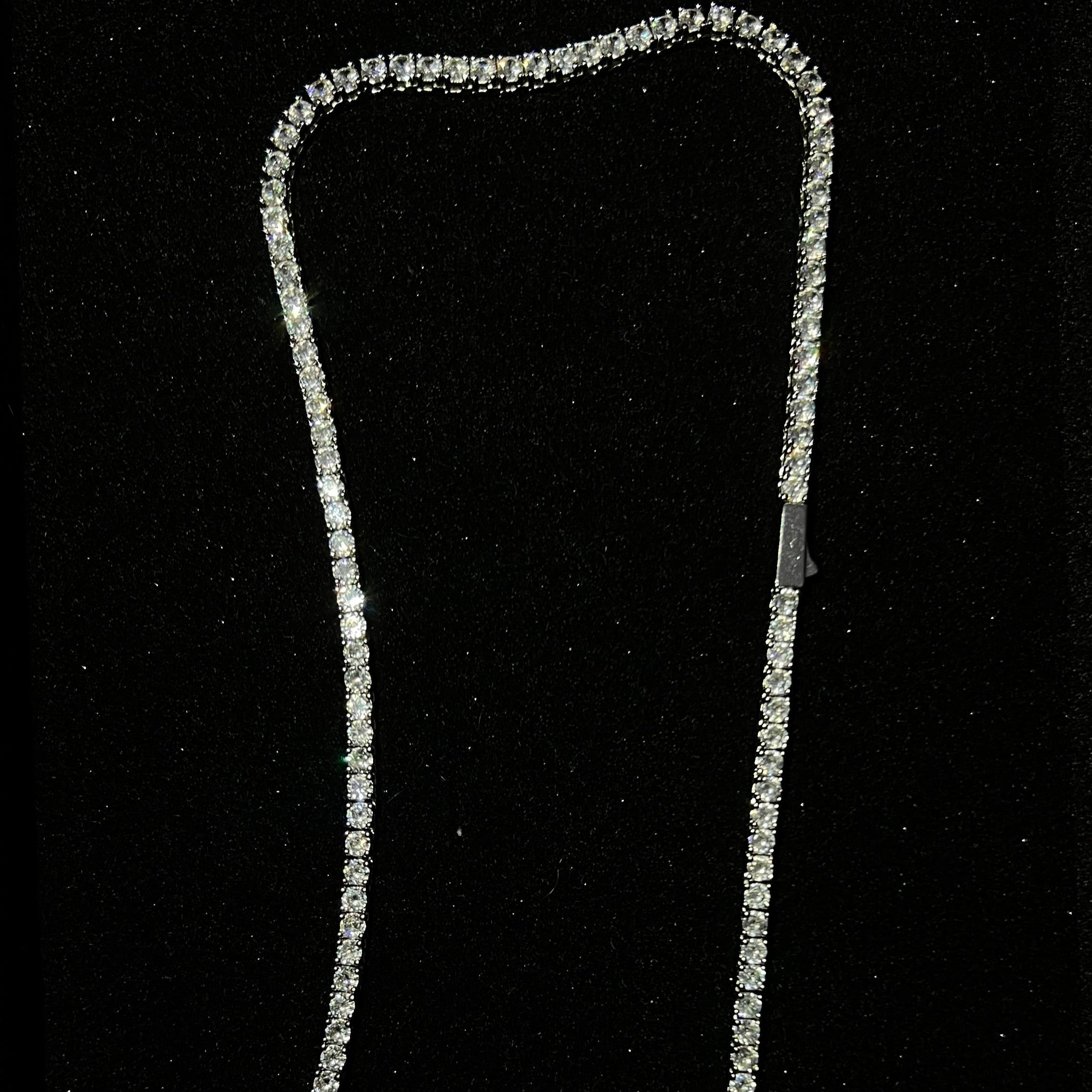 The Females Tennis Bracelet + Necklace Set