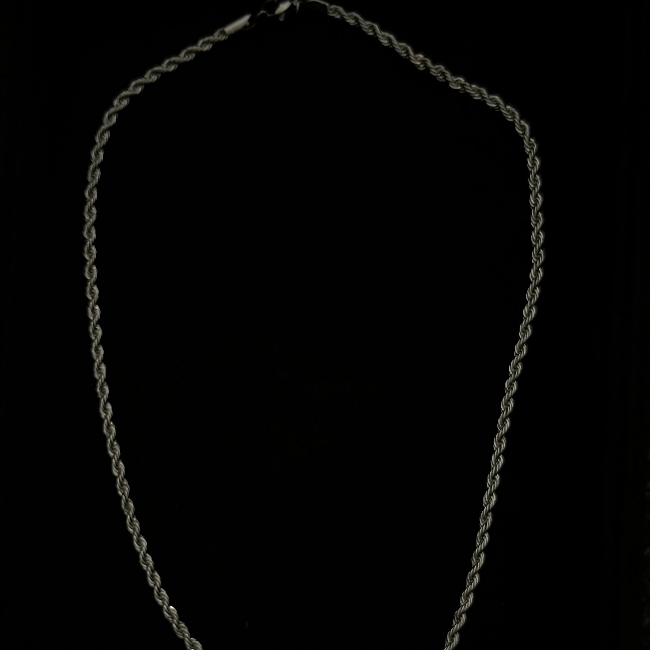 3mm Stainless Steel Rope Chain  16"18" 20" 24" 30" Gold Silver Color Necklace