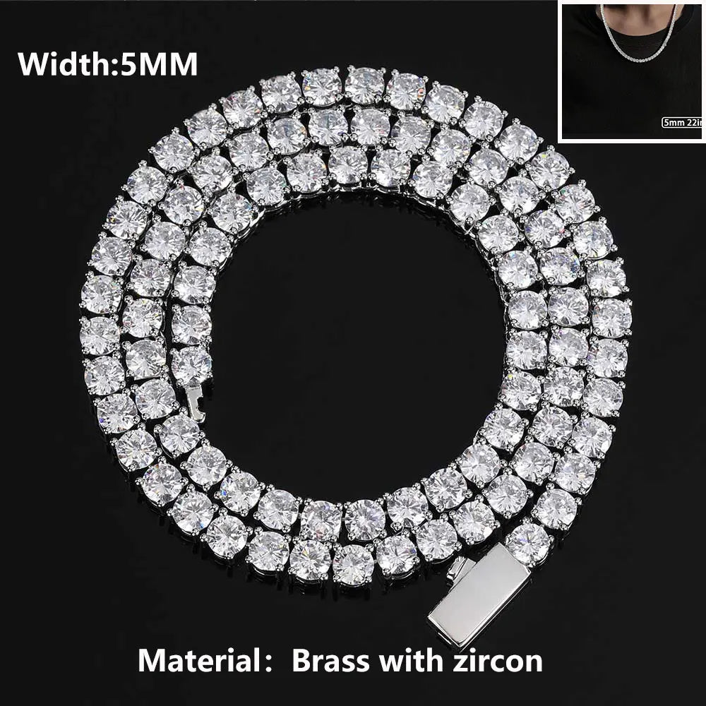 Tennis Chain / Bracelet 18k Gold Plated Necklace