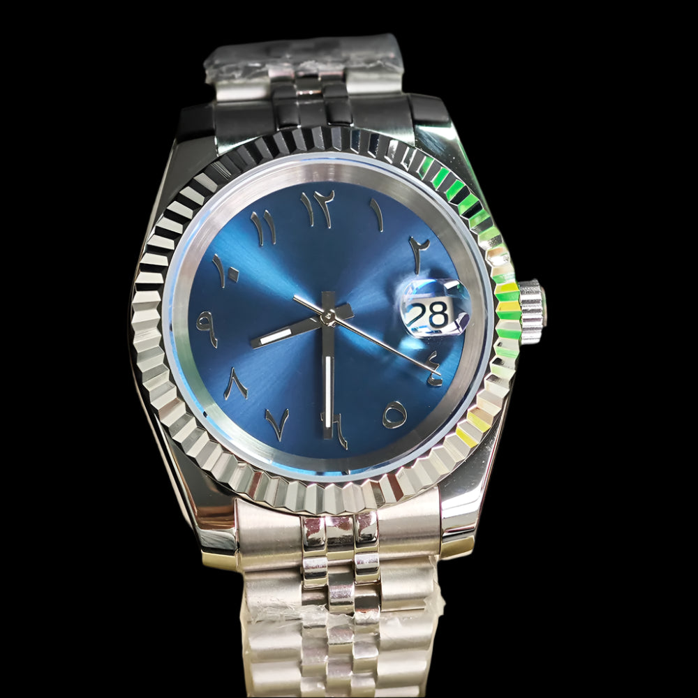 36mm 39mm Arabic NH dial 3dark blue dial automatic mechanical watch