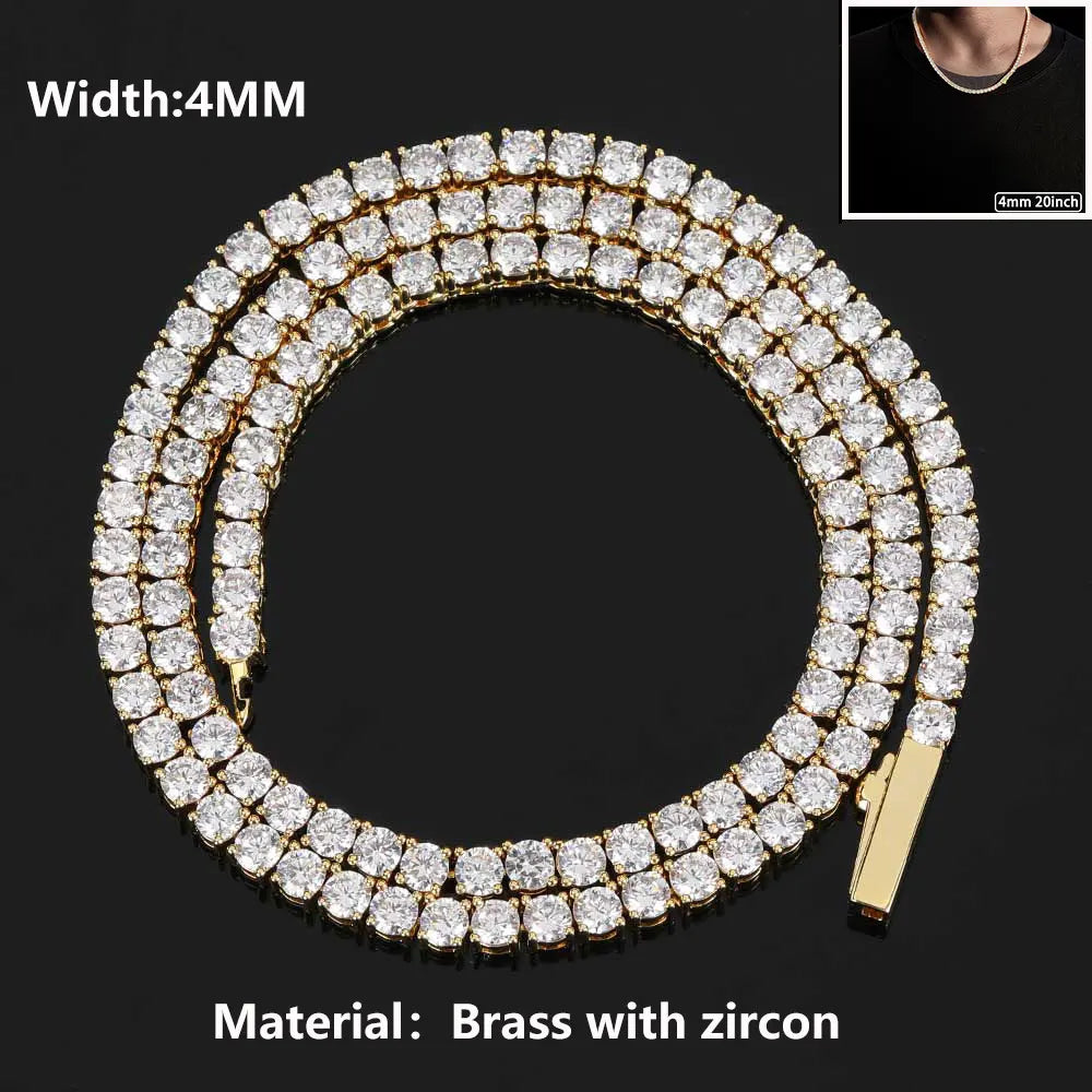 Tennis Chain / Bracelet 18k Gold Plated Necklace