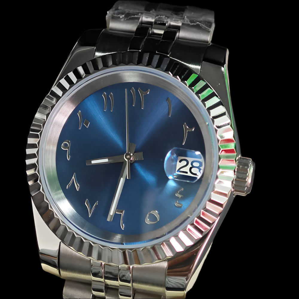 36mm 39mm Arabic NH dial 3dark blue dial automatic mechanical watch