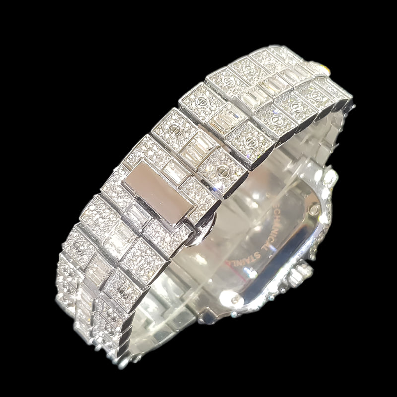 dark Blue / silver Dial zirconia watch 40 to 44 mm